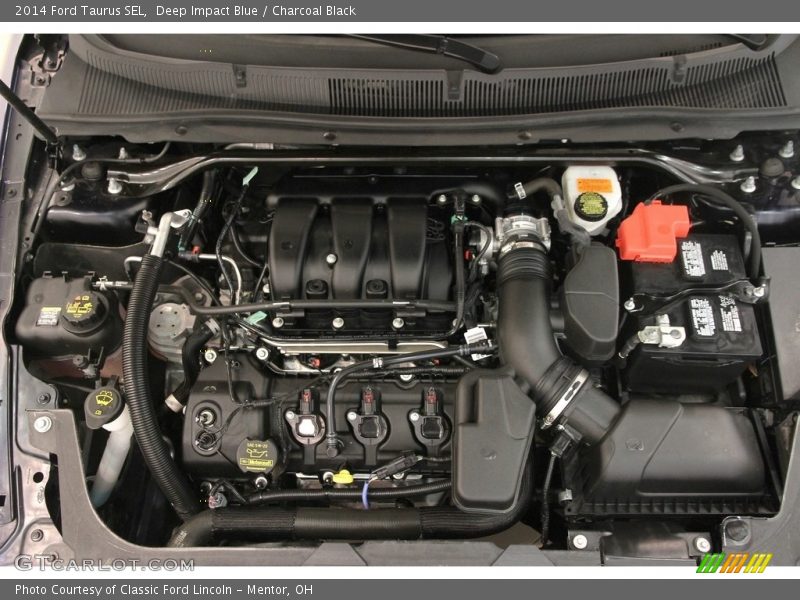 Deep Impact Blue / Charcoal Black 2014 Ford Taurus SEL