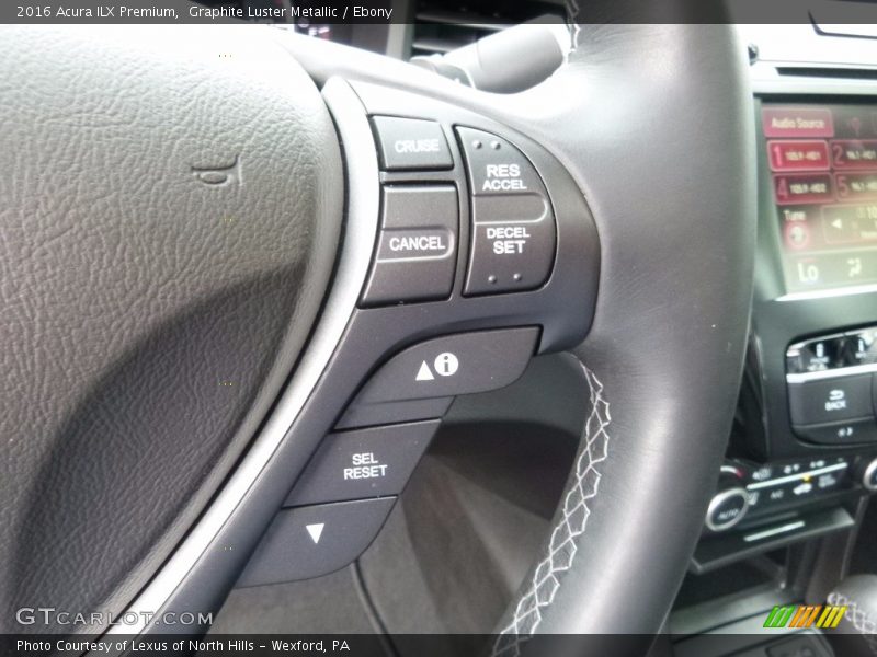 Graphite Luster Metallic / Ebony 2016 Acura ILX Premium