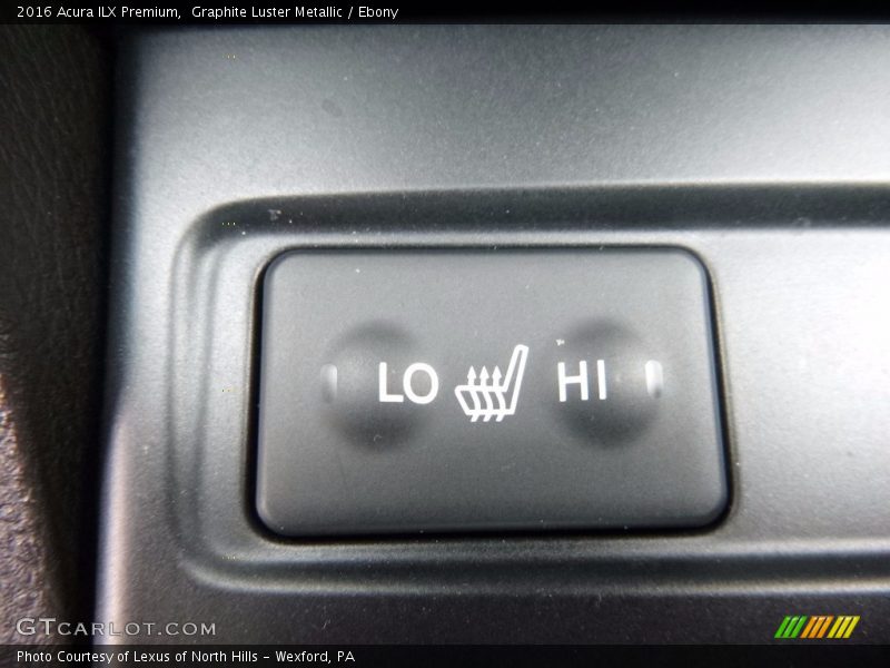 Graphite Luster Metallic / Ebony 2016 Acura ILX Premium