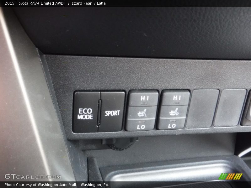 Blizzard Pearl / Latte 2015 Toyota RAV4 Limited AWD