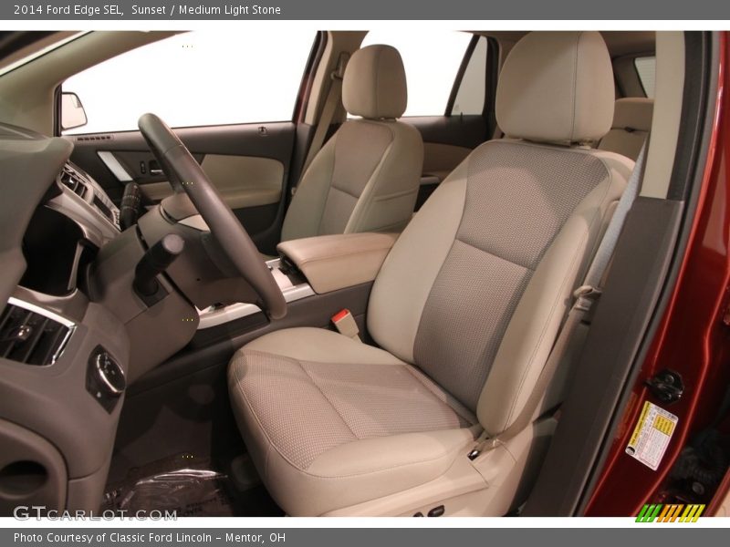 Sunset / Medium Light Stone 2014 Ford Edge SEL