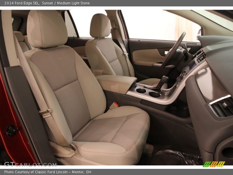 Sunset / Medium Light Stone 2014 Ford Edge SEL