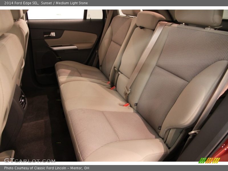 Sunset / Medium Light Stone 2014 Ford Edge SEL