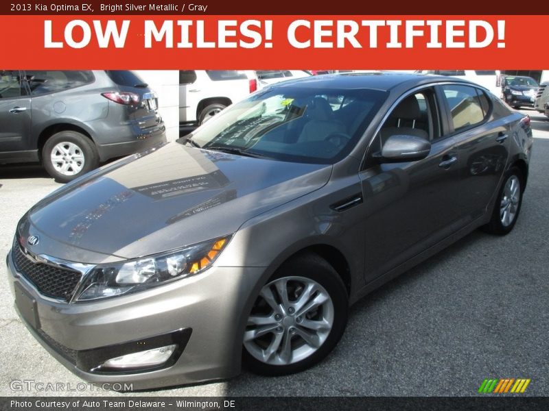 Bright Silver Metallic / Gray 2013 Kia Optima EX