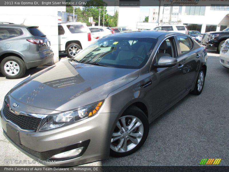 Bright Silver Metallic / Gray 2013 Kia Optima EX
