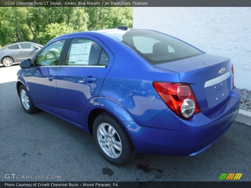 Kinetic Blue Metallic / Jet Black/Dark Titanium 2016 Chevrolet Sonic LT Sedan