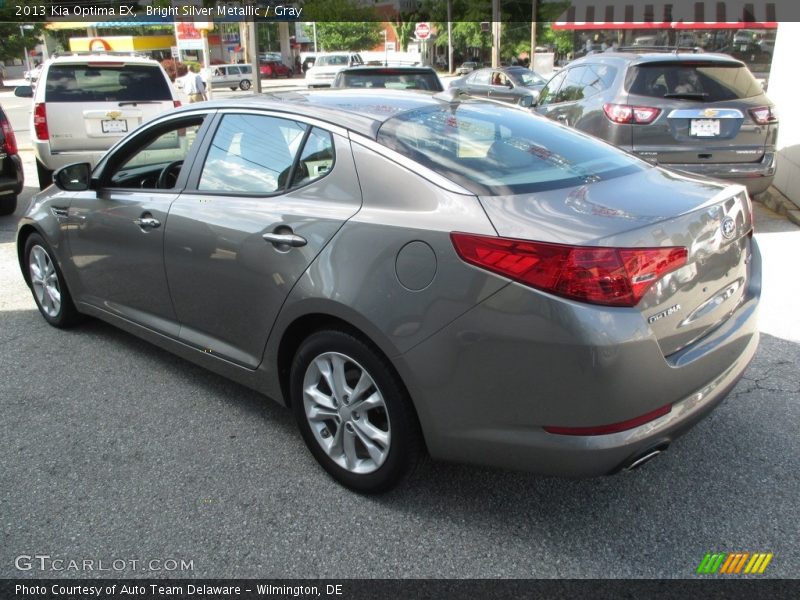 Bright Silver Metallic / Gray 2013 Kia Optima EX