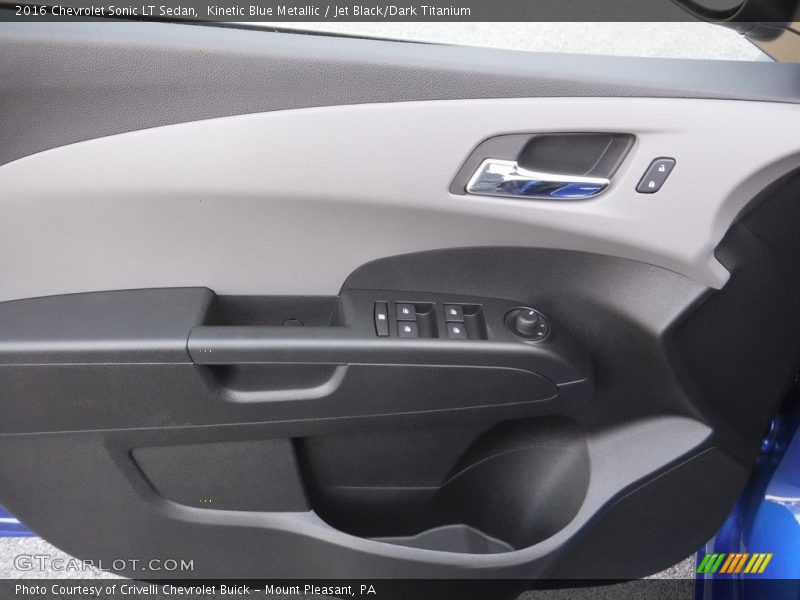 Kinetic Blue Metallic / Jet Black/Dark Titanium 2016 Chevrolet Sonic LT Sedan