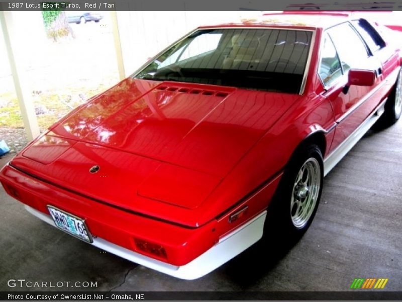  1987 Esprit Turbo Red