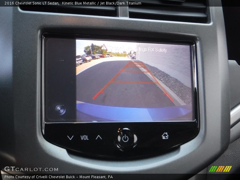 Kinetic Blue Metallic / Jet Black/Dark Titanium 2016 Chevrolet Sonic LT Sedan
