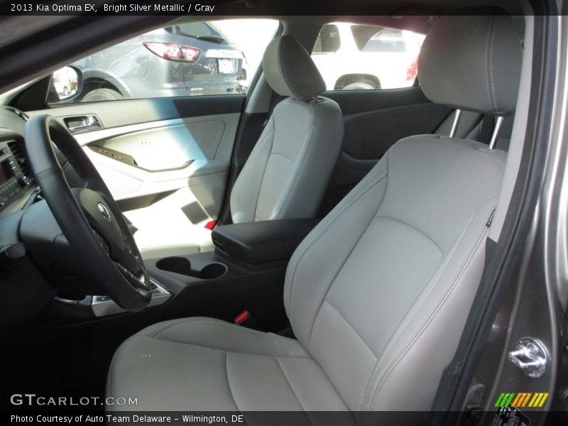 Bright Silver Metallic / Gray 2013 Kia Optima EX
