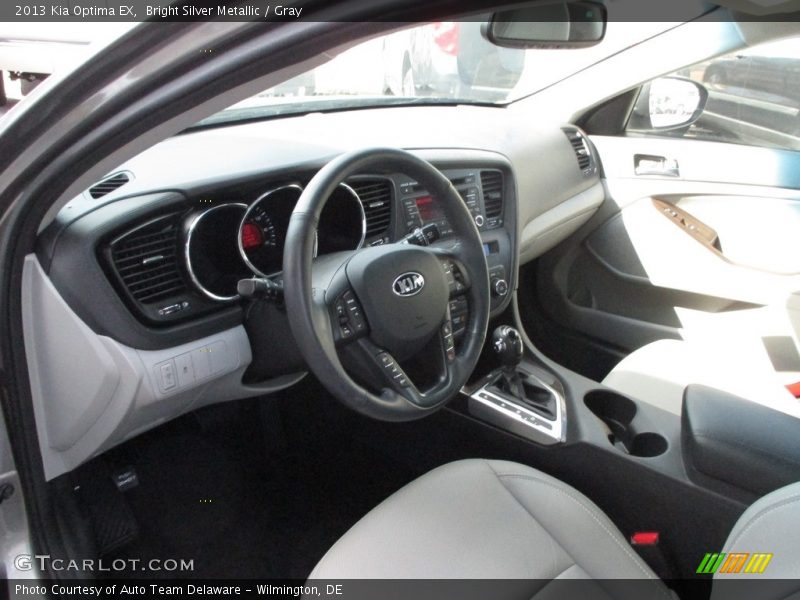 Bright Silver Metallic / Gray 2013 Kia Optima EX
