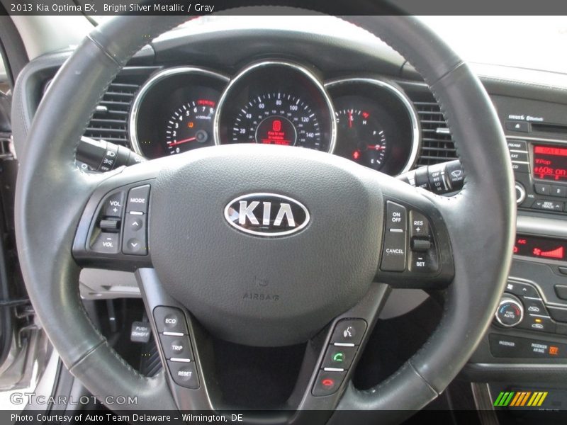 Bright Silver Metallic / Gray 2013 Kia Optima EX