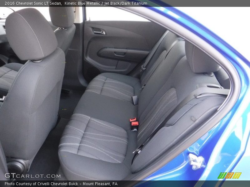 Kinetic Blue Metallic / Jet Black/Dark Titanium 2016 Chevrolet Sonic LT Sedan