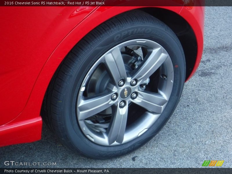  2016 Sonic RS Hatchback Wheel