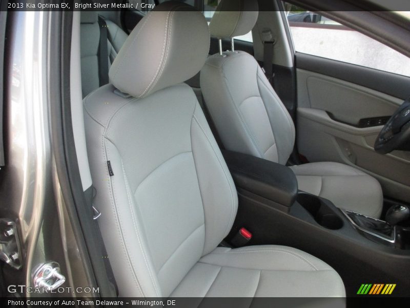 Bright Silver Metallic / Gray 2013 Kia Optima EX