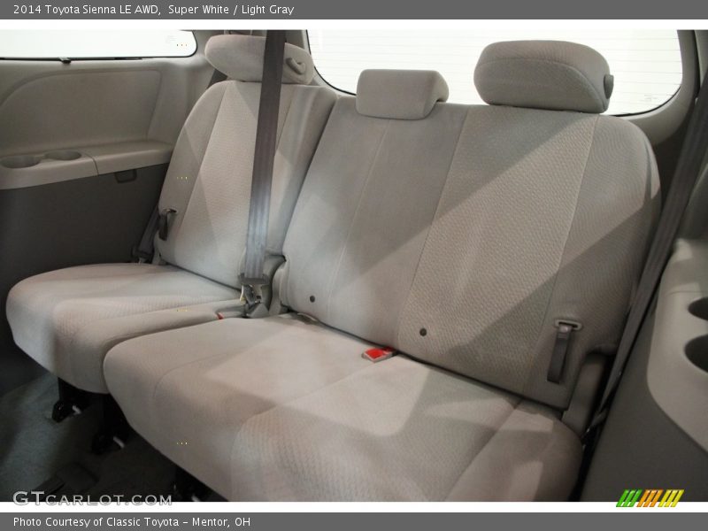 Super White / Light Gray 2014 Toyota Sienna LE AWD