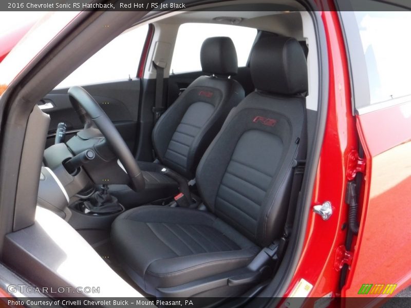 Red Hot / RS Jet Black 2016 Chevrolet Sonic RS Hatchback
