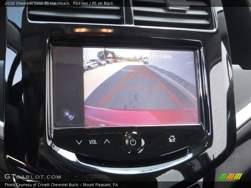Red Hot / RS Jet Black 2016 Chevrolet Sonic RS Hatchback