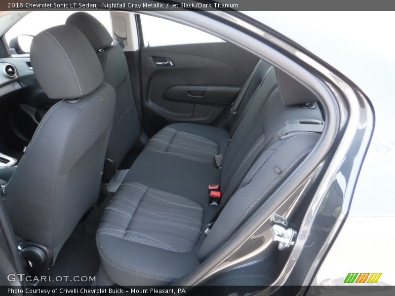 Nightfall Gray Metallic / Jet Black/Dark Titanium 2016 Chevrolet Sonic LT Sedan