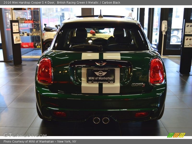 British Racing Green II Metallic / Carbon Black 2016 Mini Hardtop Cooper S 4 Door