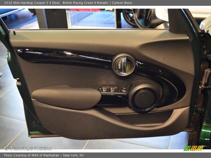 British Racing Green II Metallic / Carbon Black 2016 Mini Hardtop Cooper S 4 Door