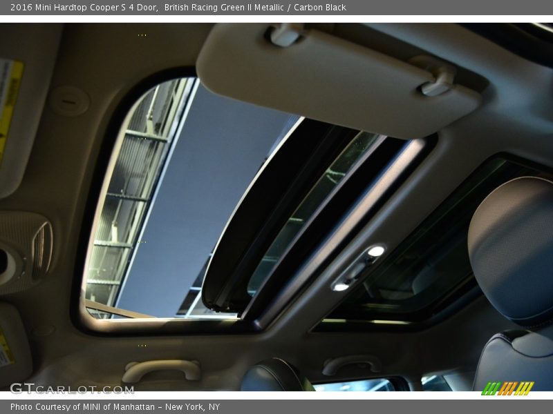 British Racing Green II Metallic / Carbon Black 2016 Mini Hardtop Cooper S 4 Door