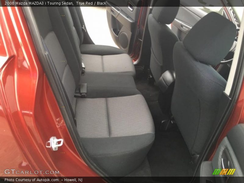 True Red / Black 2008 Mazda MAZDA3 i Touring Sedan