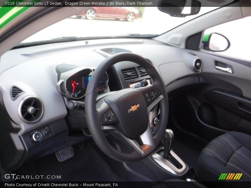 Dragon Green Metallic / Jet Black/Dark Titanium 2016 Chevrolet Sonic LT Sedan
