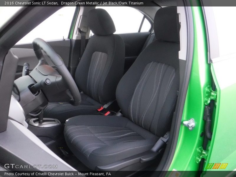 Dragon Green Metallic / Jet Black/Dark Titanium 2016 Chevrolet Sonic LT Sedan