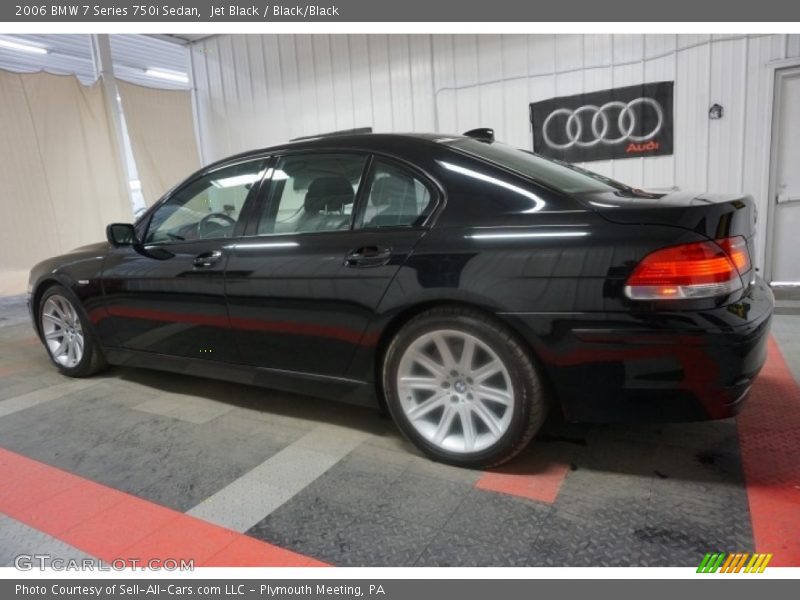 Jet Black / Black/Black 2006 BMW 7 Series 750i Sedan