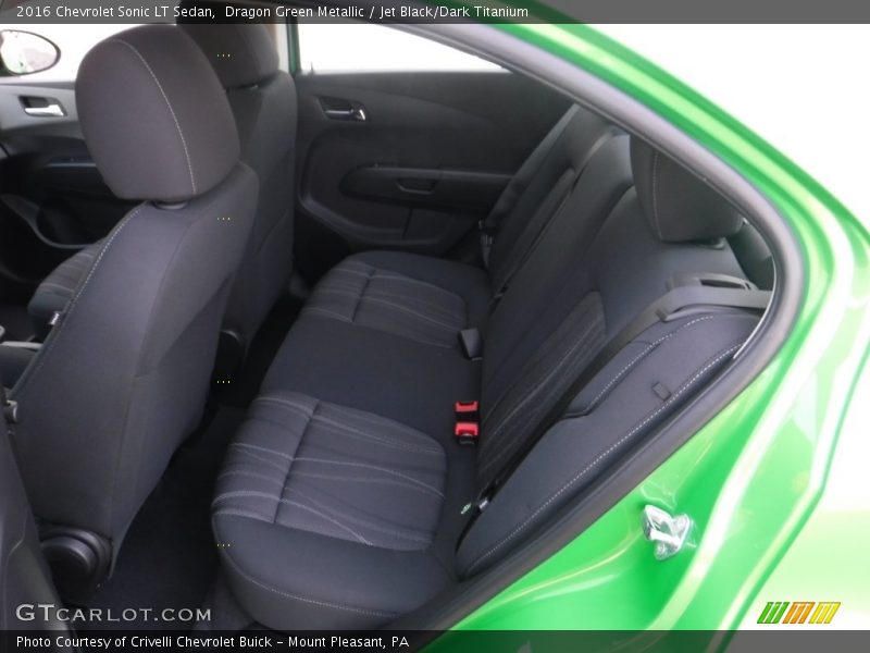 Dragon Green Metallic / Jet Black/Dark Titanium 2016 Chevrolet Sonic LT Sedan