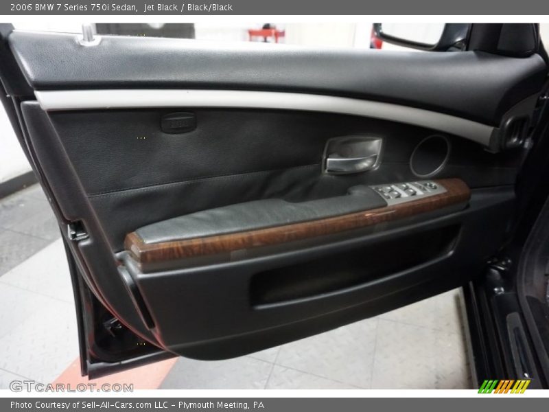 Jet Black / Black/Black 2006 BMW 7 Series 750i Sedan