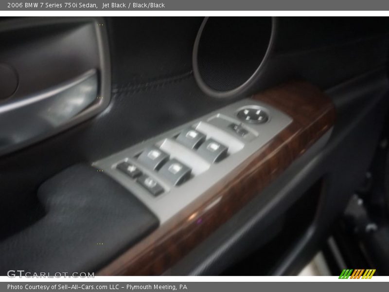 Jet Black / Black/Black 2006 BMW 7 Series 750i Sedan