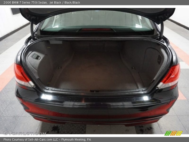 Jet Black / Black/Black 2006 BMW 7 Series 750i Sedan