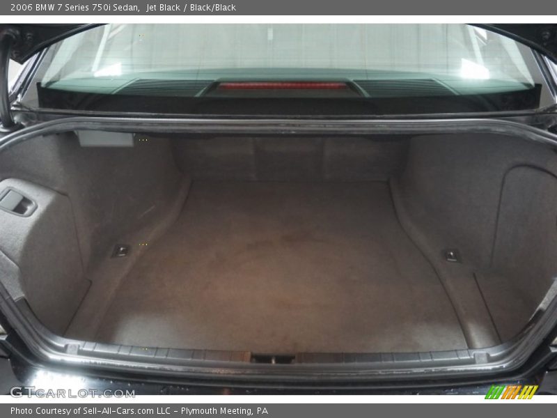 Jet Black / Black/Black 2006 BMW 7 Series 750i Sedan