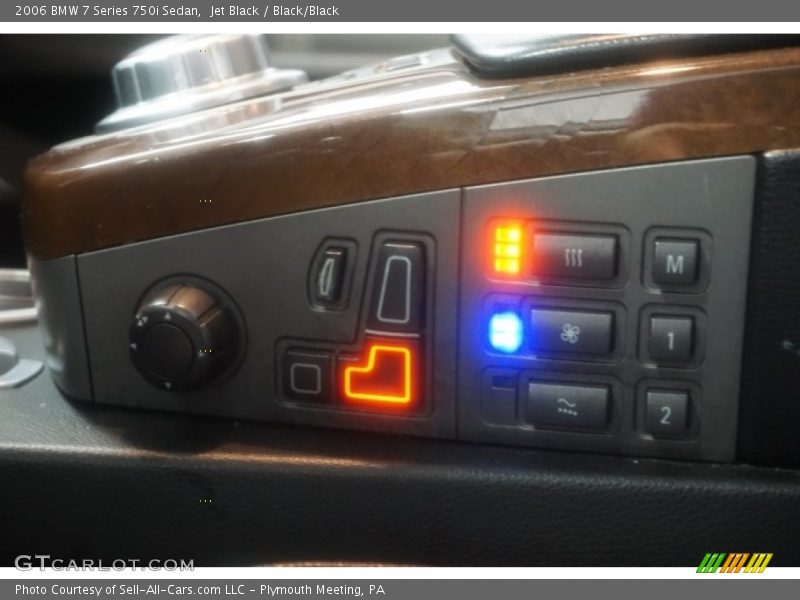 Jet Black / Black/Black 2006 BMW 7 Series 750i Sedan