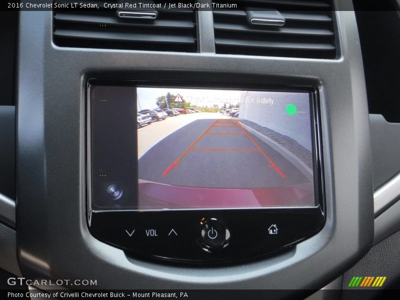 Crystal Red Tintcoat / Jet Black/Dark Titanium 2016 Chevrolet Sonic LT Sedan