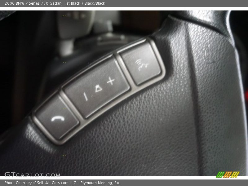 Jet Black / Black/Black 2006 BMW 7 Series 750i Sedan