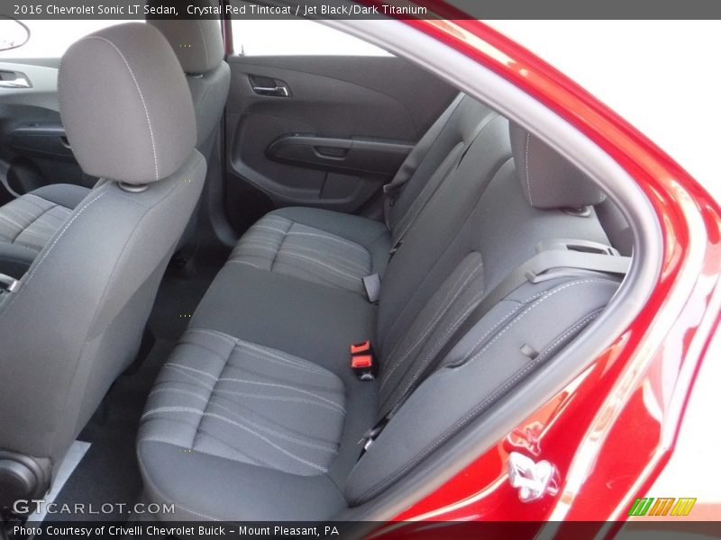 Crystal Red Tintcoat / Jet Black/Dark Titanium 2016 Chevrolet Sonic LT Sedan