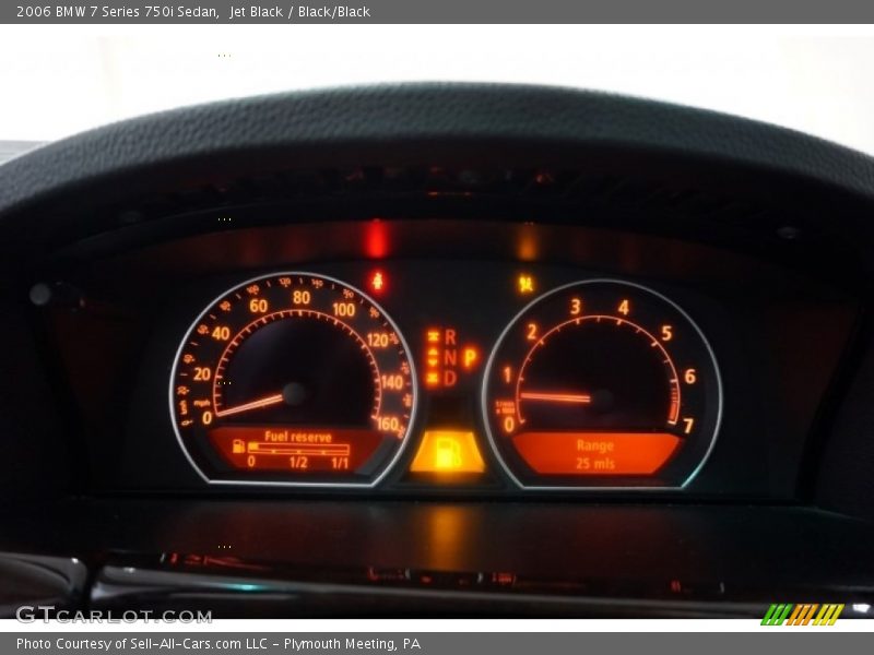 Jet Black / Black/Black 2006 BMW 7 Series 750i Sedan