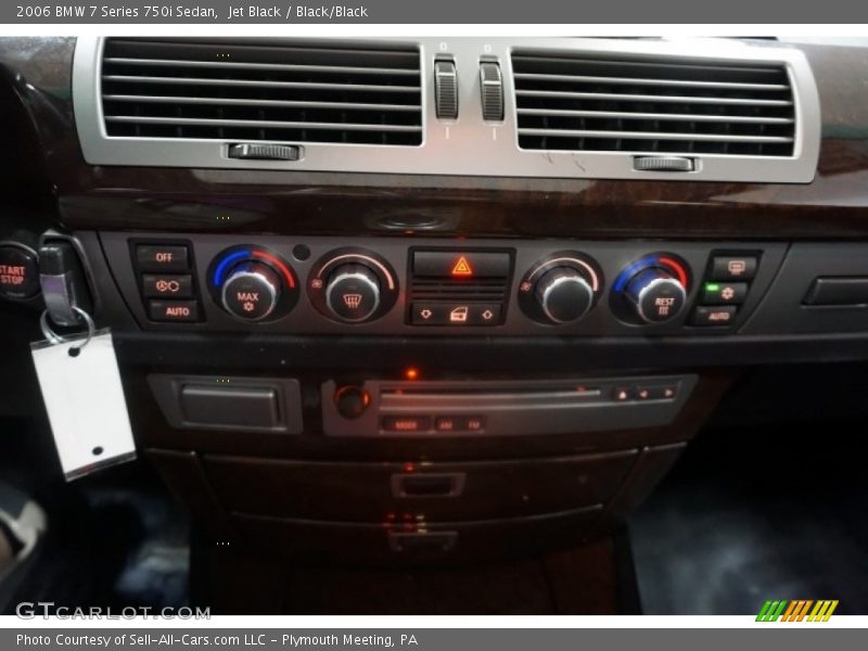 Jet Black / Black/Black 2006 BMW 7 Series 750i Sedan