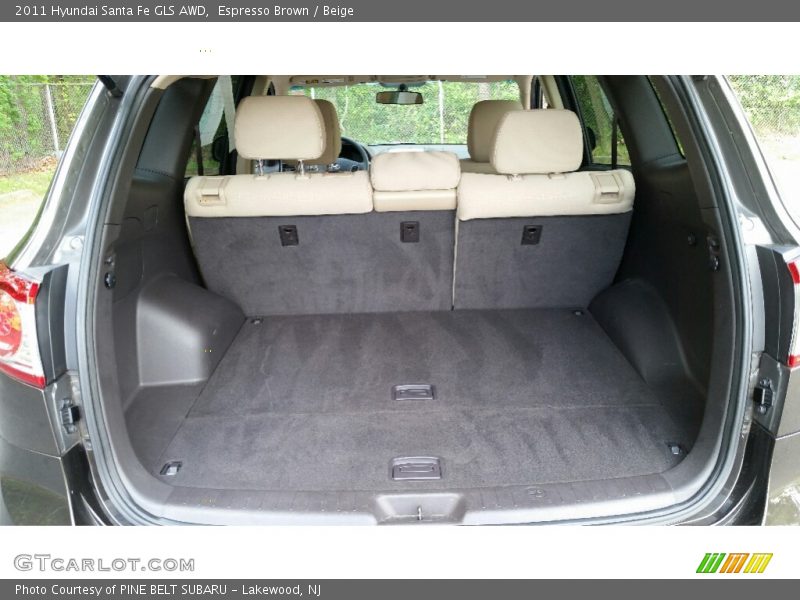 Espresso Brown / Beige 2011 Hyundai Santa Fe GLS AWD