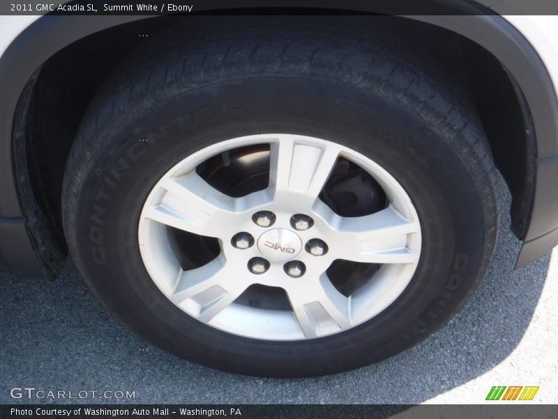 Summit White / Ebony 2011 GMC Acadia SL