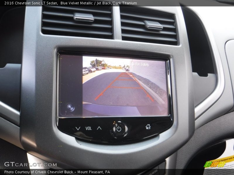 Blue Velvet Metallic / Jet Black/Dark Titanium 2016 Chevrolet Sonic LT Sedan
