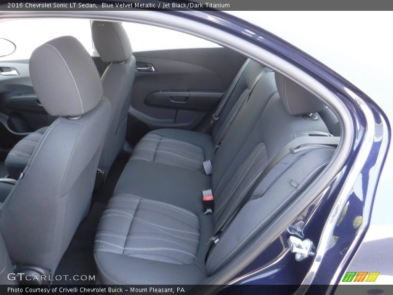 Blue Velvet Metallic / Jet Black/Dark Titanium 2016 Chevrolet Sonic LT Sedan