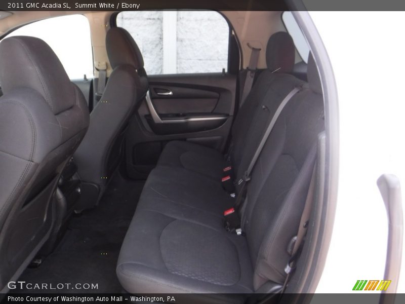 Summit White / Ebony 2011 GMC Acadia SL