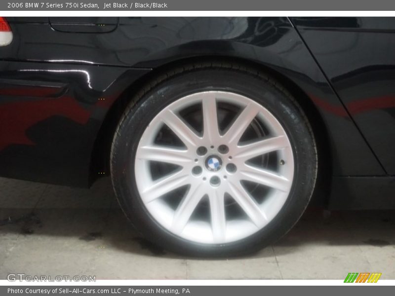 Jet Black / Black/Black 2006 BMW 7 Series 750i Sedan