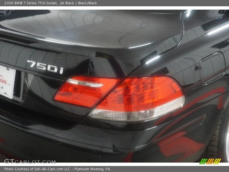 Jet Black / Black/Black 2006 BMW 7 Series 750i Sedan