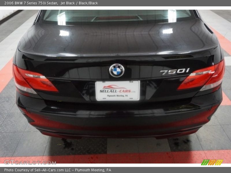Jet Black / Black/Black 2006 BMW 7 Series 750i Sedan
